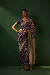 Womens Fashion Ethnic Wine Color Sarees-MLSHWSA1149WNE0ONE